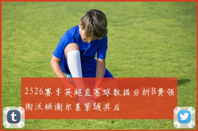 2526赛季英超直塞球数据分析B费领衔沃顿谢尔基紧随其后